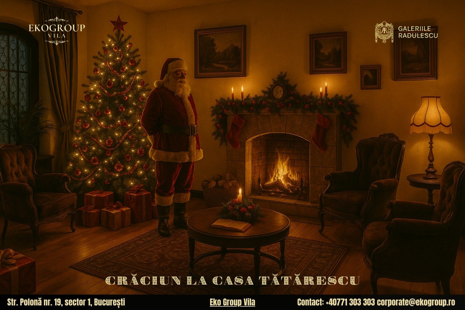 Legenda lui Moș Crăciun și farmecul Crăciunului anilor ’30 la Eko Group Vila 10 Legenda lui Moș Crăciun și farmecul Crăciunului anilor ’30 la Eko Group Vila